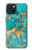 S2906 Aqua Turquoise Stone Case For iPhone 15