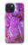 S2907 Purple Turquoise Stone Case For iPhone 15