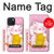 S3025 Pink Maneki Neko Lucky Cat Case For iPhone 15