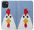 S3254 Chicken Cartoon Case For iPhone 15