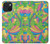 S3273 Flower Line Art Pattern Case For iPhone 15