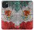 S3314 Mexico Flag Vinatage Football Graphic Case For iPhone 15