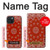 S3355 Bandana Red Pattern Case For iPhone 15