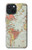 S3418 Vintage World Map Case For iPhone 15