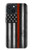 S3472 Firefighter Thin Red Line Flag Case For iPhone 15