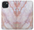 S3482 Soft Pink Marble Graphic Print Case For iPhone 15