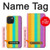 S3678 Colorful Rainbow Vertical Case For iPhone 15