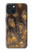 S3691 Gold Peacock Feather Case For iPhone 15