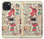 S3820 Vintage Cowgirl Fashion Paper Doll Case For iPhone 15