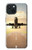 S3837 Airplane Take off Sunrise Case For iPhone 15