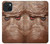 S3940 Leather Mad Face Graphic Paint Case For iPhone 15