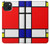 S0157 Composition Red Blue Yellow Case For iPhone 15 Plus