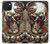 S0753 Skull Wing Rose Punk Case For iPhone 15 Plus