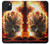 S0863 Hell Fire Skull Case For iPhone 15 Plus