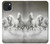 S0933 White Horses Case For iPhone 15 Plus