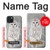 S1566 Snowy Owl White Owl Case For iPhone 15 Plus