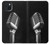 S1672 Retro Microphone Jazz Music Case For iPhone 15 Plus