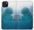 S1801 Beluga Whale Smile Whale Case For iPhone 15 Plus