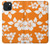 S2245 Hawaiian Hibiscus Orange Pattern Case For iPhone 15 Plus