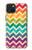 S2362 Rainbow Colorful Shavron Zig Zag Pattern Case For iPhone 15 Plus