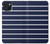 S2767 Navy White Striped Case For iPhone 15 Plus