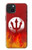 S2803 Fire Red Devil Spear Symbol Case For iPhone 15 Plus S2803 Fire Red Devil Spear Symbol Case For iPhone 15 Plus
