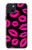 S2933 Pink Lips Kisses on Black Case For iPhone 15 Plus