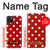 S2951 Red Polka Dots Case For iPhone 15 Plus