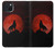 S2955 Wolf Howling Red Moon Case For iPhone 15 Plus