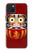 S3023 Japan Good Luck Daruma Doll Case For iPhone 15 Plus