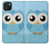 S3029 Cute Blue Owl Case For iPhone 15 Plus