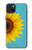 S3039 Vintage Sunflower Blue Case For iPhone 15 Plus