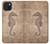 S3214 Seahorse Skeleton Fossil Case For iPhone 15 Plus