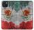 S3314 Mexico Flag Vinatage Football Graphic Case For iPhone 15 Plus