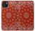 S3355 Bandana Red Pattern Case For iPhone 15 Plus