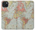 S3418 Vintage World Map Case For iPhone 15 Plus