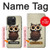 S0360 Coffee Owl Case For iPhone 15 Pro