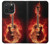 S0415 Fire Guitar Burn Case For iPhone 15 Pro