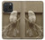 S1386 Paper Sculpture Owl Case For iPhone 15 Pro