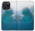 S1801 Beluga Whale Smile Whale Case For iPhone 15 Pro
