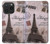 S2211 Paris Postcard Eiffel Tower Case For iPhone 15 Pro