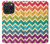 S2362 Rainbow Colorful Shavron Zig Zag Pattern Case For iPhone 15 Pro