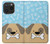 S2669 Cute Dog Paws Bones Cartoon Case For iPhone 15 Pro