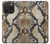 S2703 Snake Skin Texture Graphic Printed Case For iPhone 15 Pro