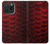 S2879 Red Arowana Fish Scale Case For iPhone 15 Pro