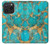 S2906 Aqua Turquoise Stone Case For iPhone 15 Pro