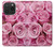S2943 Pink Rose Case For iPhone 15 Pro