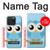 S3029 Cute Blue Owl Case For iPhone 15 Pro