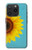 S3039 Vintage Sunflower Blue Case For iPhone 15 Pro