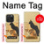 S3229 Vintage Cat Poster Case For iPhone 15 Pro